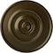 Ekena Millwork Dylar Ceiling Medallion (Fits Canopies up to 6 1/4"), Hand-Painted Brass, 30"OD x 2 1/4"P CM30DYBRS - alternate 1
